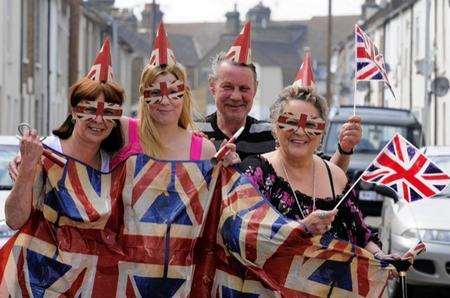 From left Julie McKenzie, Emma Vaughan, Fred Ross and Maureen Long