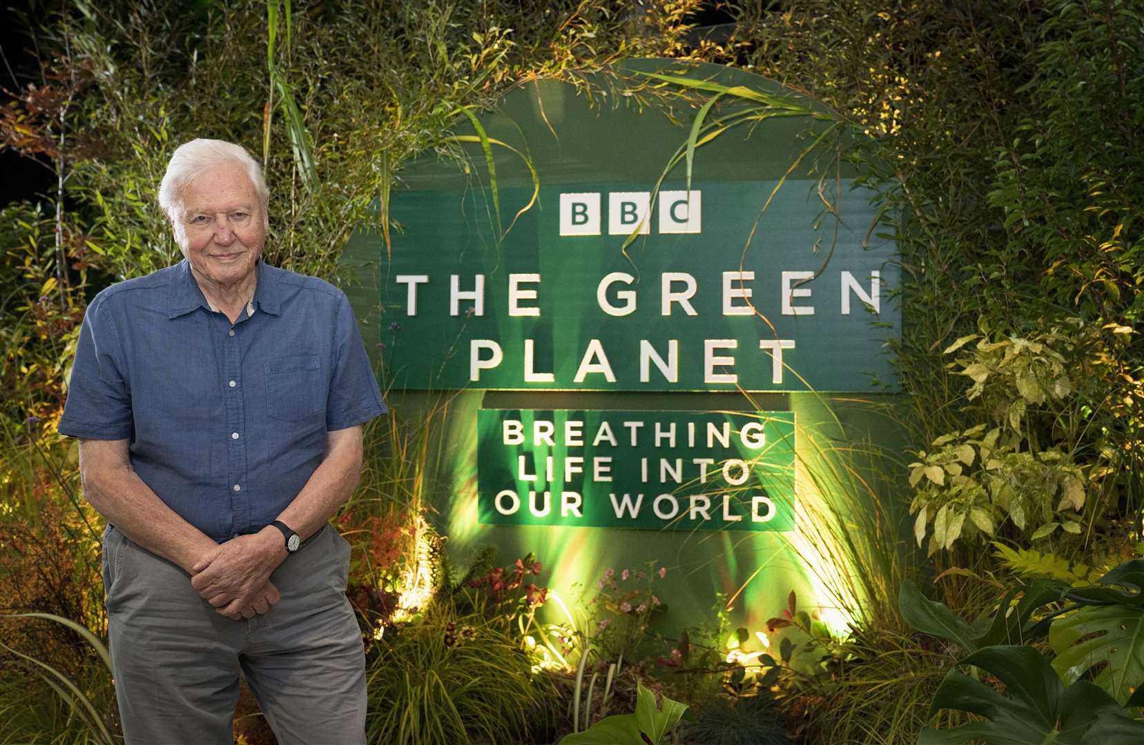 Sir David Attenborough attends the premiere of The Green Planet during Cop26 in Glasgow (Jane Barlow/PA)