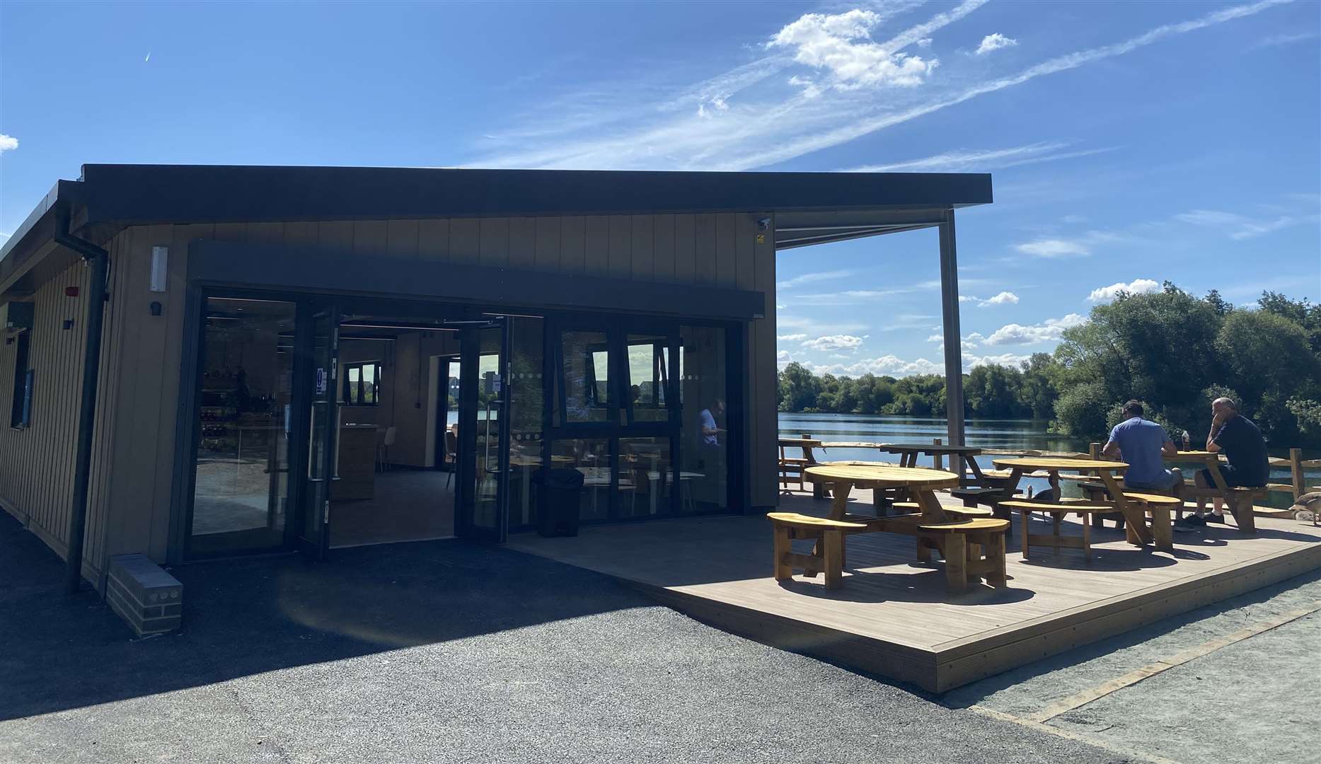 The Leybourne Lakes Cafe is now open to the public