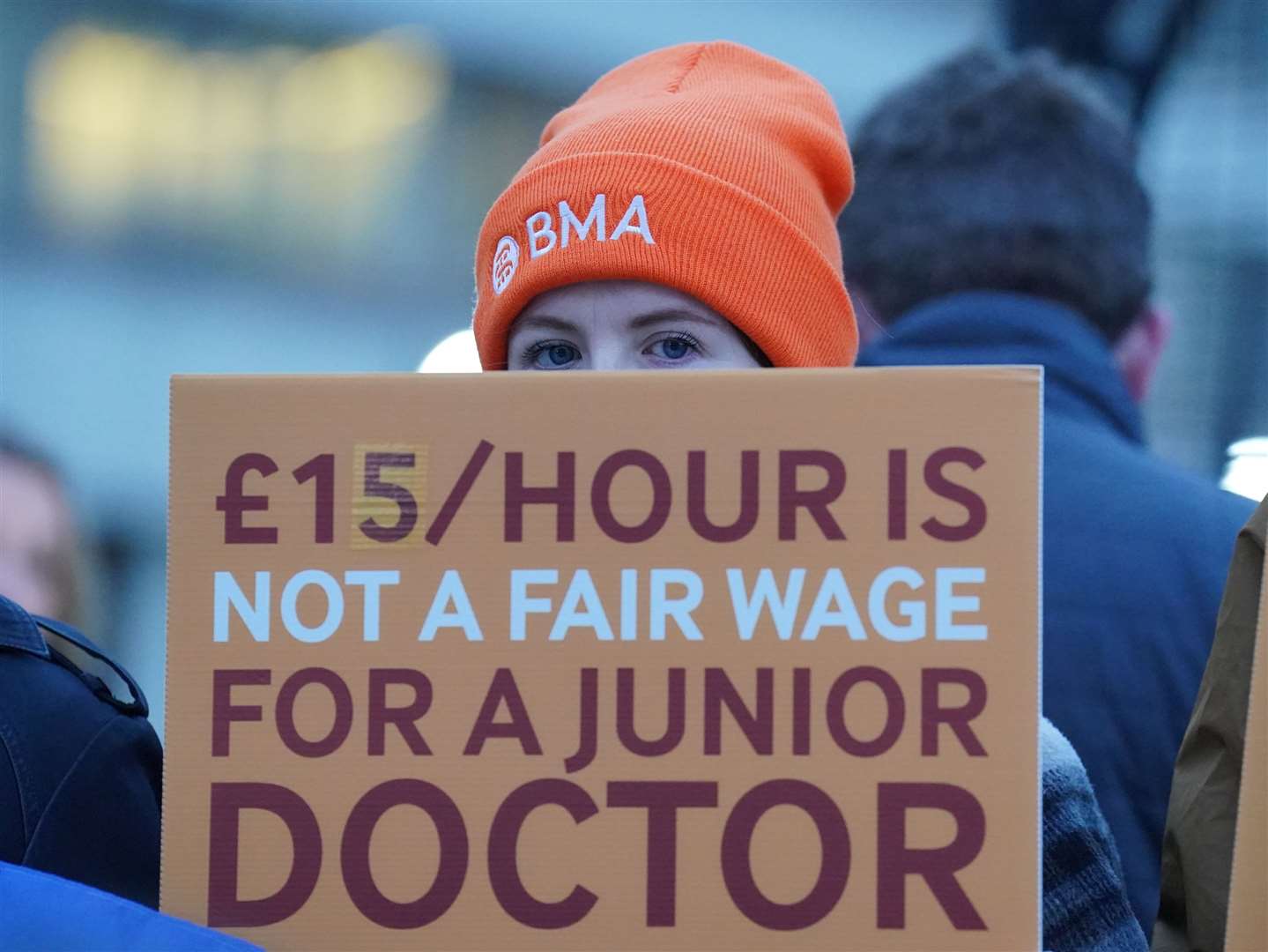 Junior doctors in England have staged 10 rounds of strike action since the dispute began (PA)