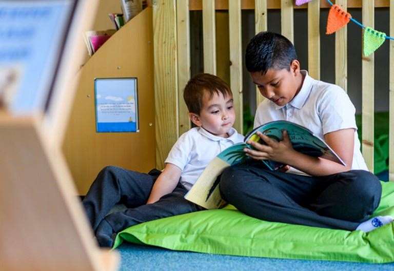 Children at Hextable School