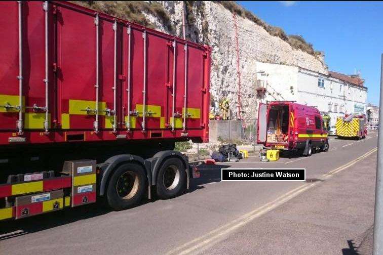 There have been reports of people in the tunnel. Picture: @Kent_999s