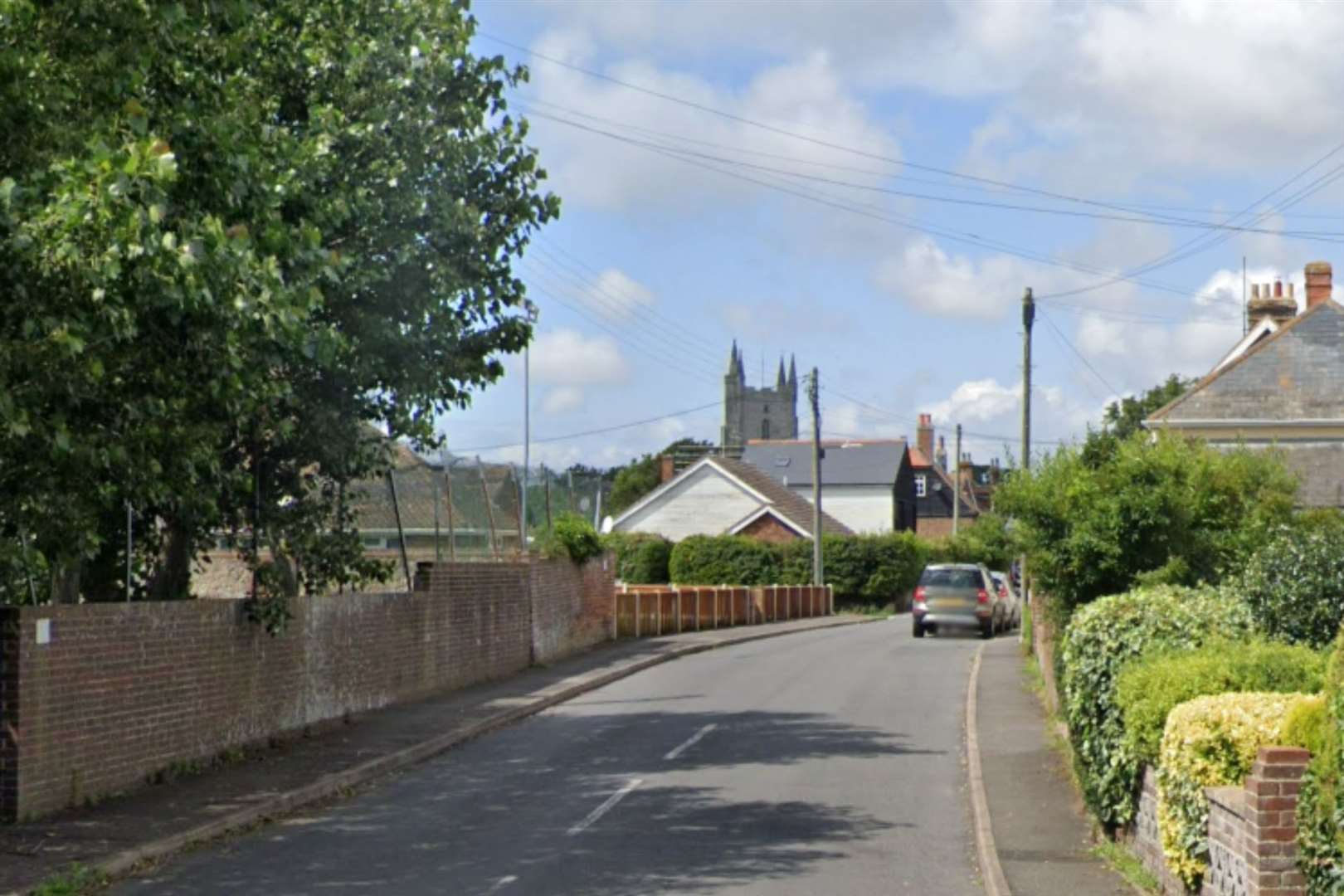 The incident happened in Ness Road, Lydd. Picture: Google