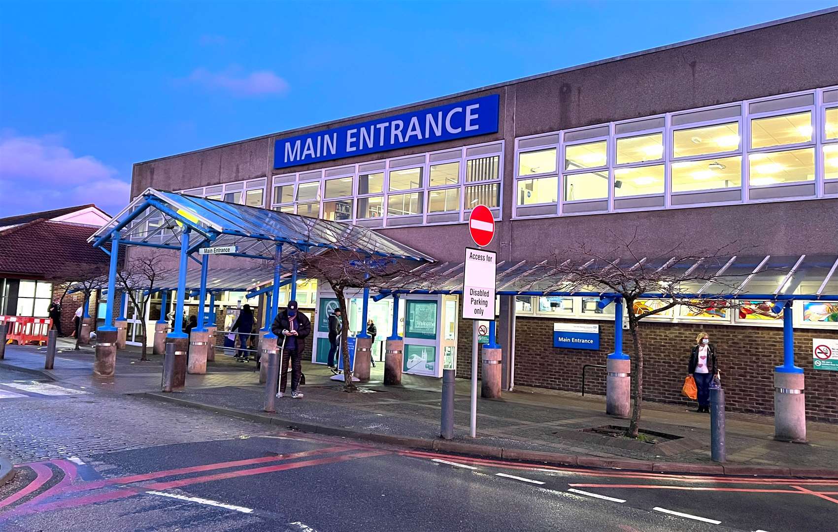 The William Harvey Hospital in Ashford is run by the East Kent Hospitals Trust. Picture: Barry Goodwin