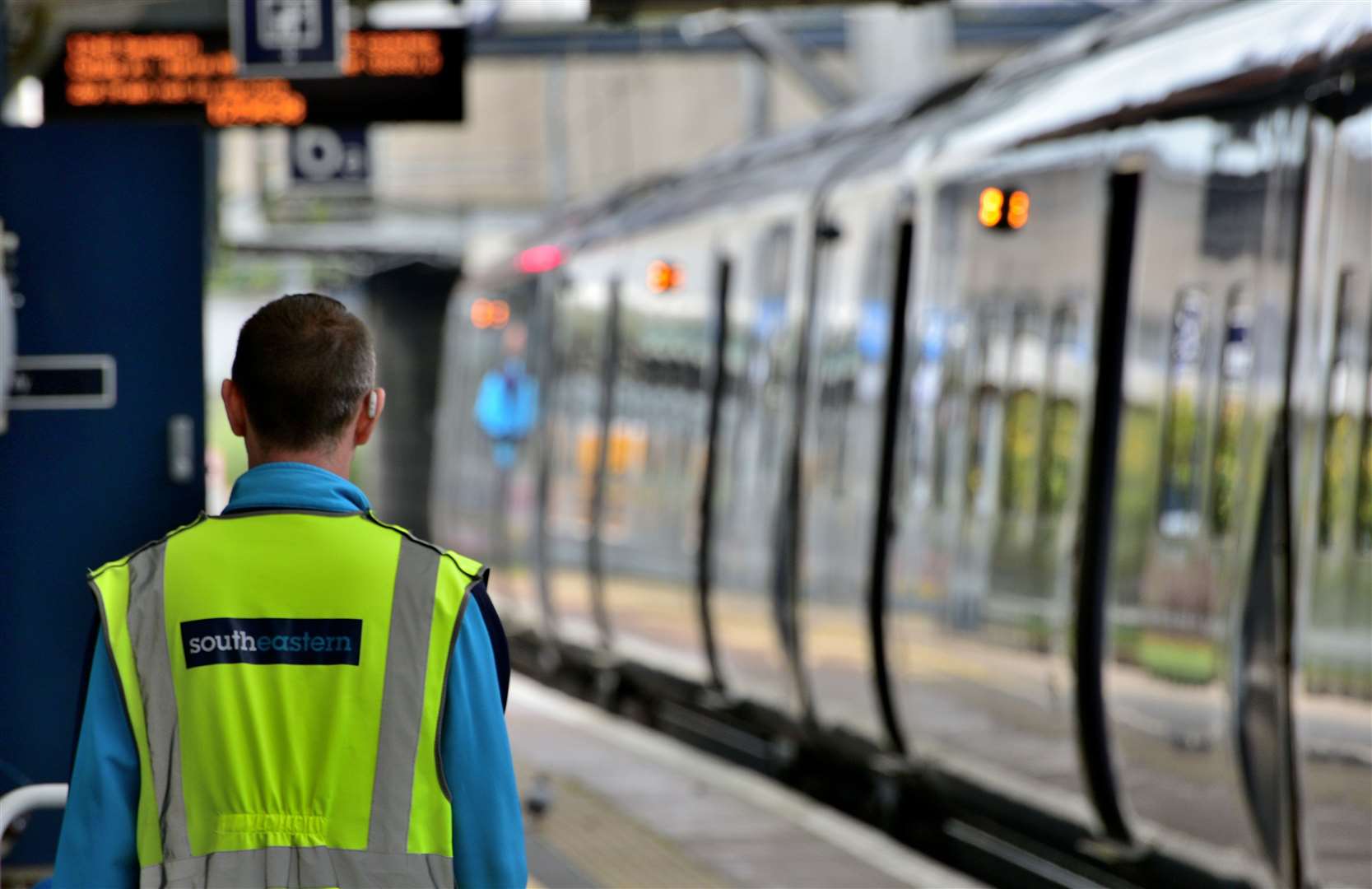 Southeastern trains are delayed at Gillingham. Picture: Southeastern/Stock