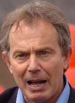 TONY BLAIR: made three offiocial visits to Kent leading up to the May 5 election
