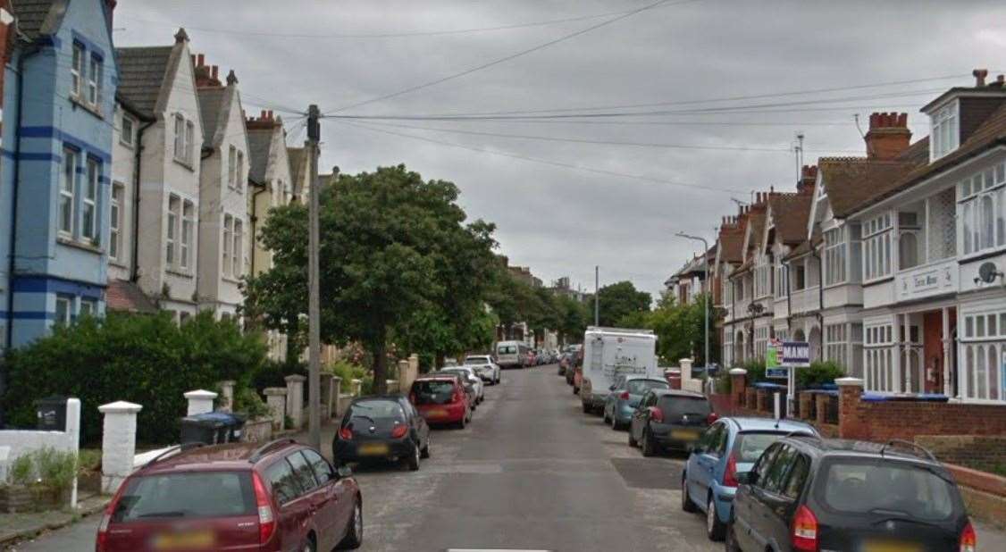 The crash happened in Norfolk Road, Cliftonville. Picture: Google