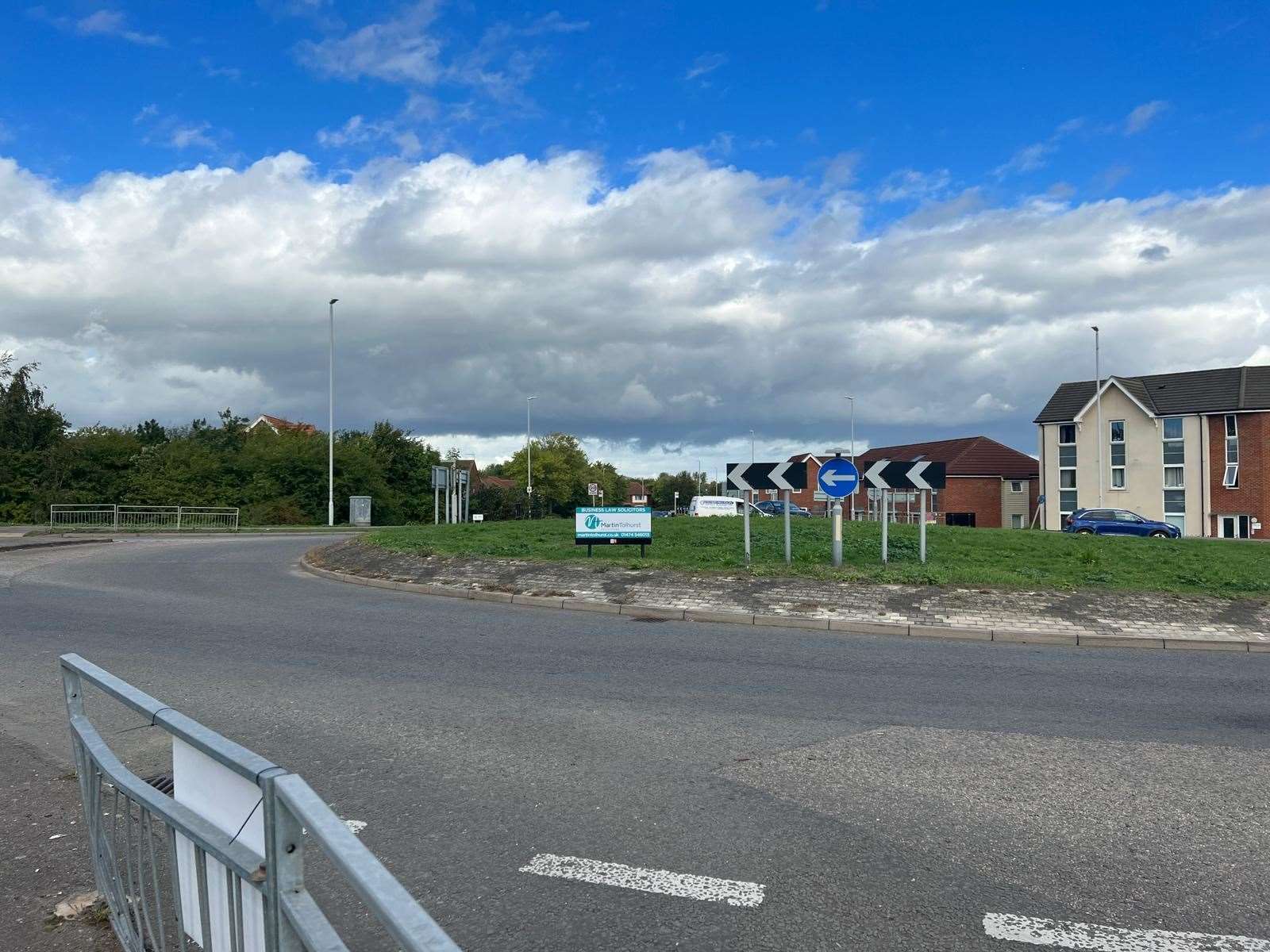 Roadworks were scheduled for the Staplehurst Road roundabout opposite Sonora Fields in Sittingbourne