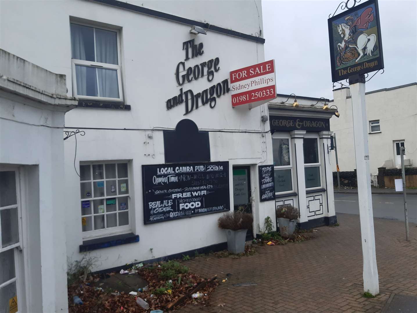 Plans to turn the George and Dragon Pub in Swanscombe into a pizza takeway have been refused several times