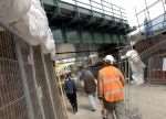 Work on the Newtown Bridge