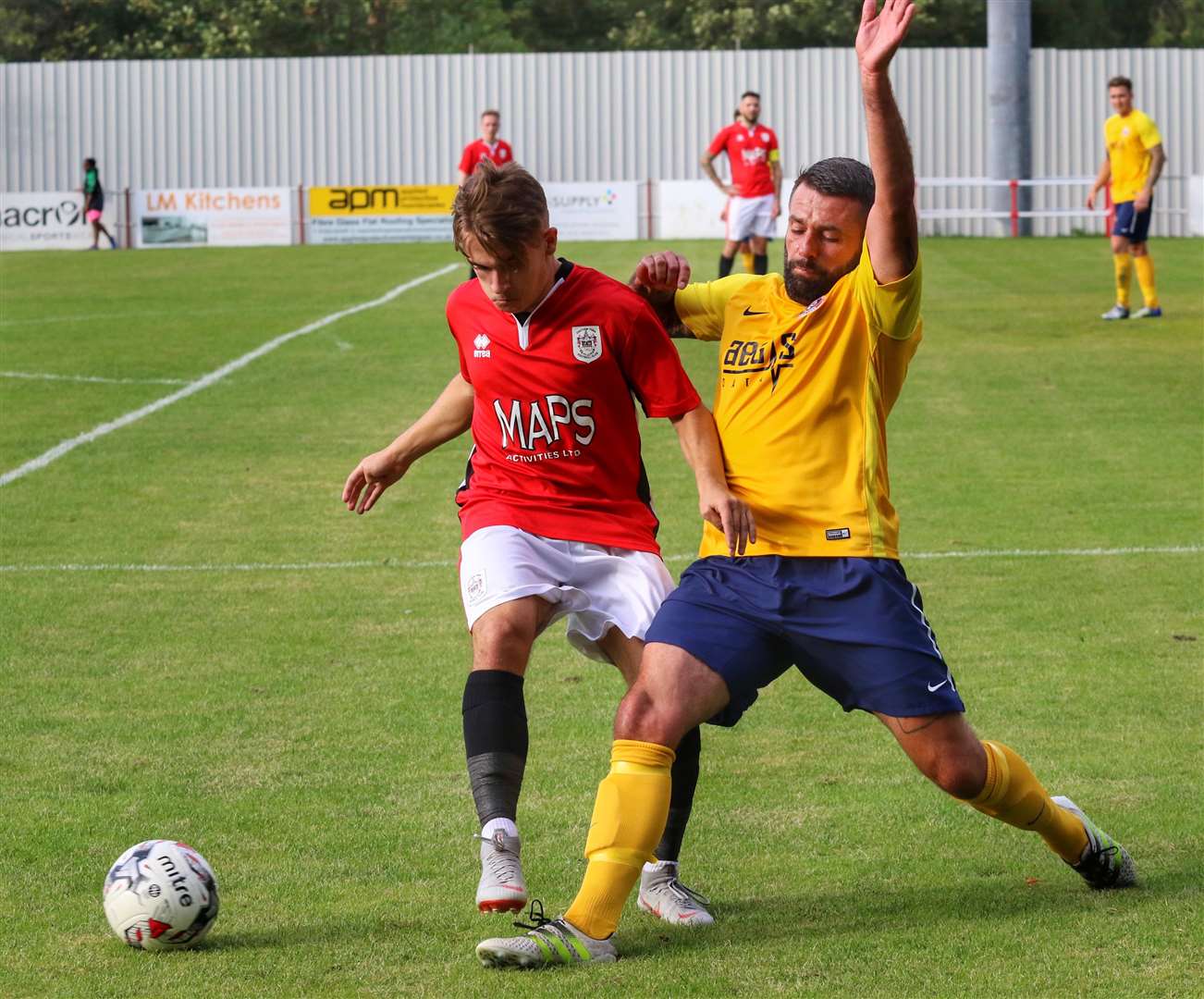 Chatham's Luis Dos Santos. Picture: Steve Povey