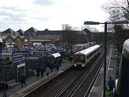 Maidstone Barracks station, where the incident took place