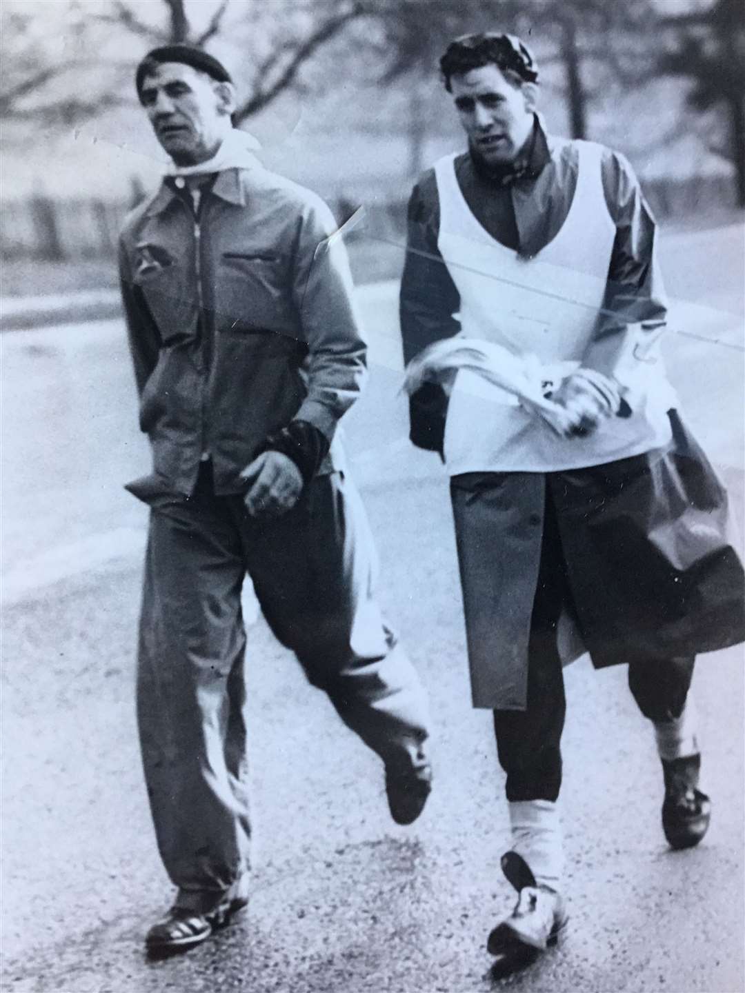 Jeff and Brian Thomas on the Kent Messenger Walk of 1963