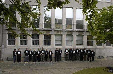 LAAG protest at the Civic centre in Folkestone