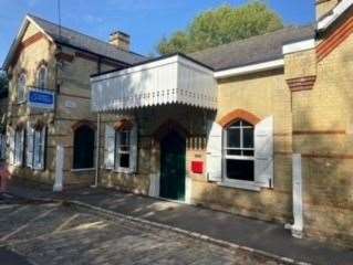 The transformed Hollingbourne Station building