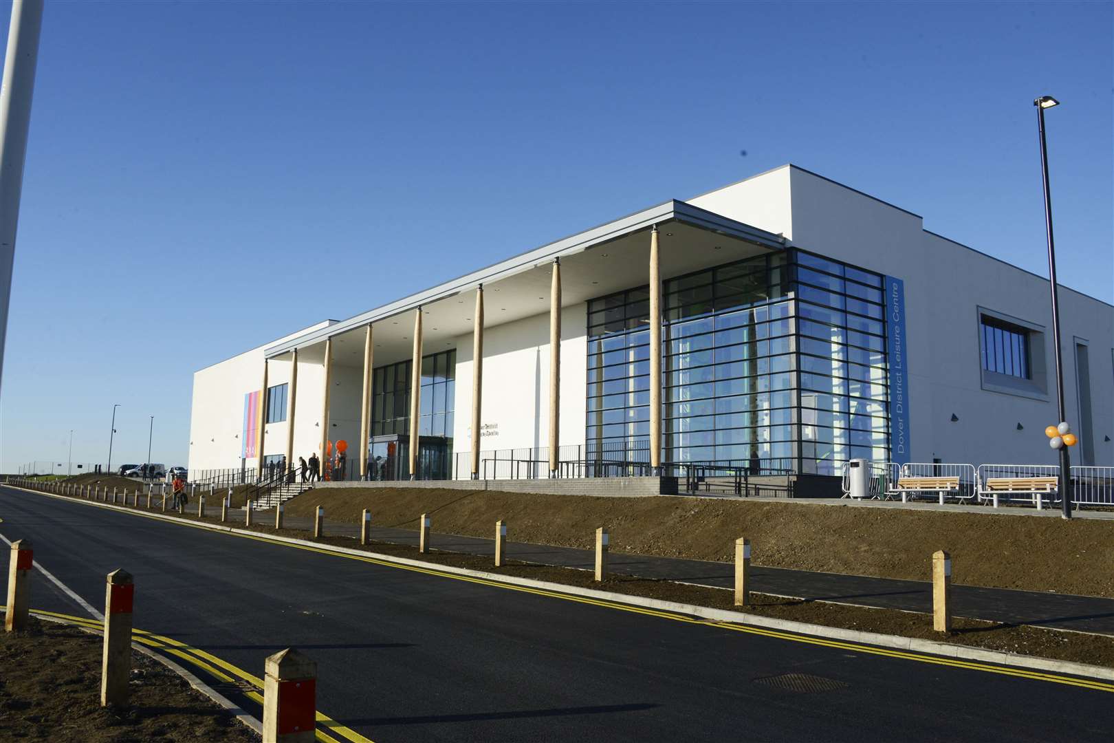 The new Dover District Leisure Centre shortly after it opened last year. .Picture: Paul Amos.