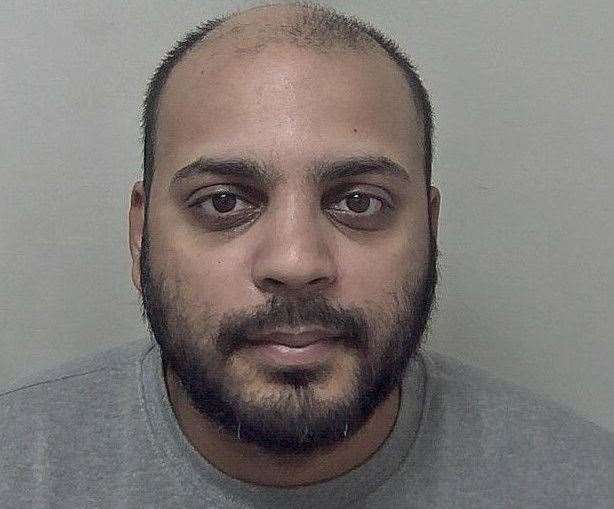 Nitesh Bissendary has been jailed for 16 years. Picture: Kent Police