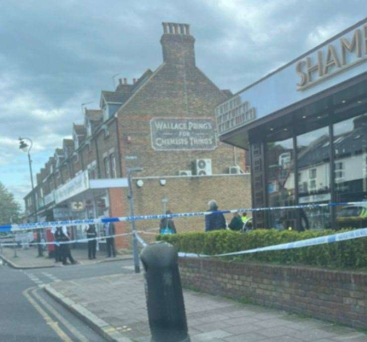 Police were called to Chatterton Road in Bromley after a report of an altercation. Picture: UKNIP