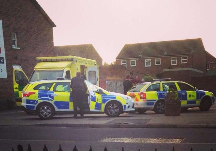 Police were called to the scene. Picture: Laura Cruickshank