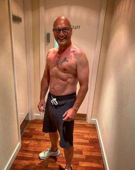 Gregg Wallace is in the shape of his life Picture: @greggawallace