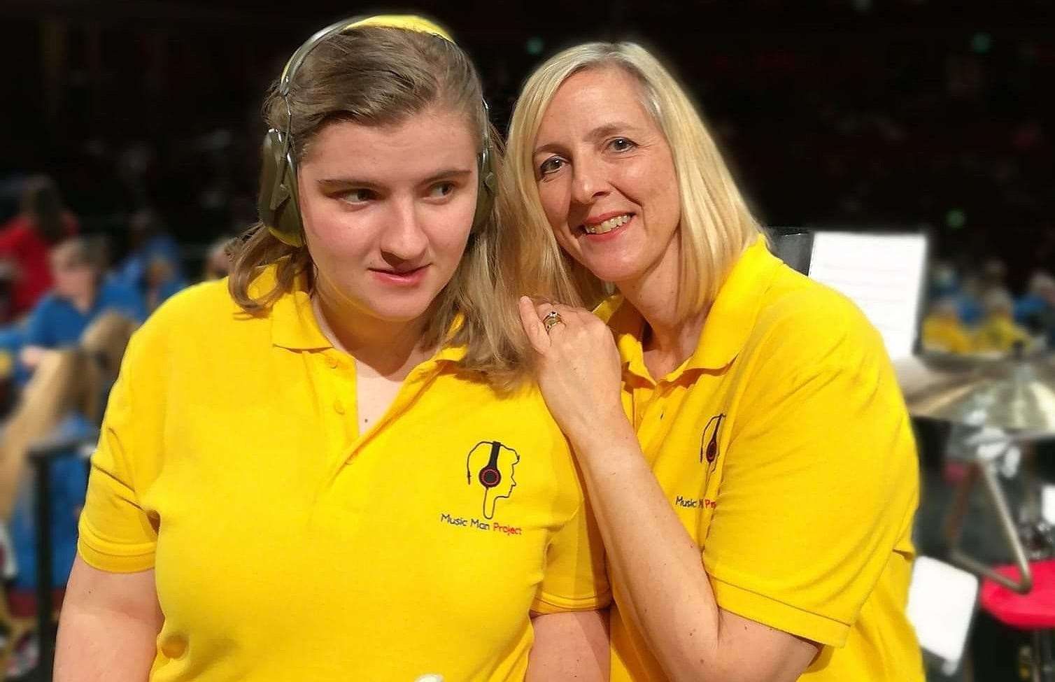 Sian with her daughter Ellen