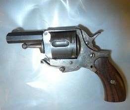 One of the revolvers seized at the Port of Dover after gun smuggler Gerard Dagnall tried to bring them into the UK. Picture: NCA