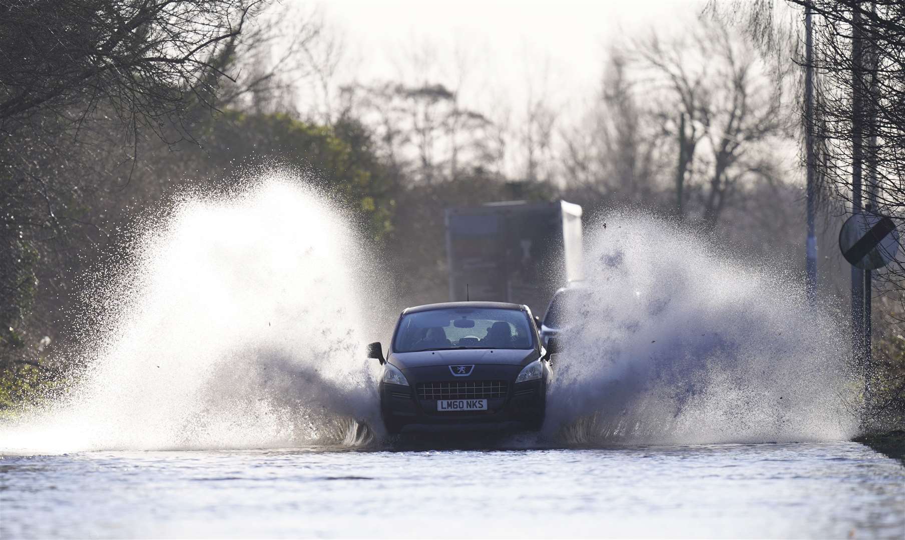 Flooding caused problems yet again – seen here in Allerton Bywater near Leeds (Danny Lawson/PA)