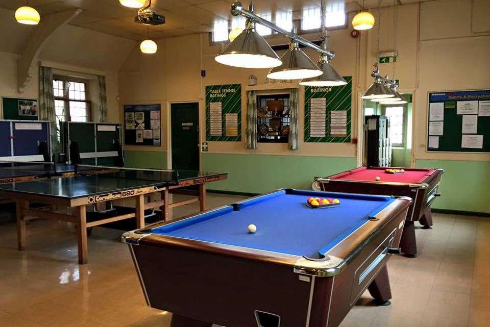 The club boasts a wide range of activities including darts, pool, table tennis and a DJ area. Picture: Swale council