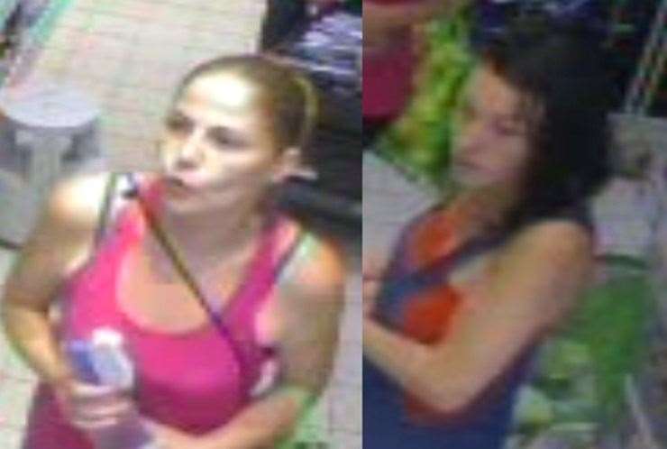 Police would like to speak to the women pictured in this CCTV image Picture: Kent Police