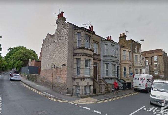 Mr Sampson was found at the junction between Victoria Road and Addington Road in Margate. Pic: Google Maps