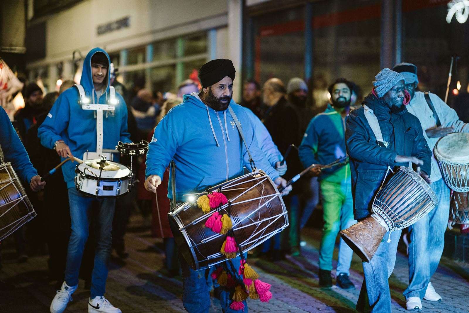 Folkin Fusion and Baja Beats entertained visitors with musical performances. Picture: Cohesion Plus