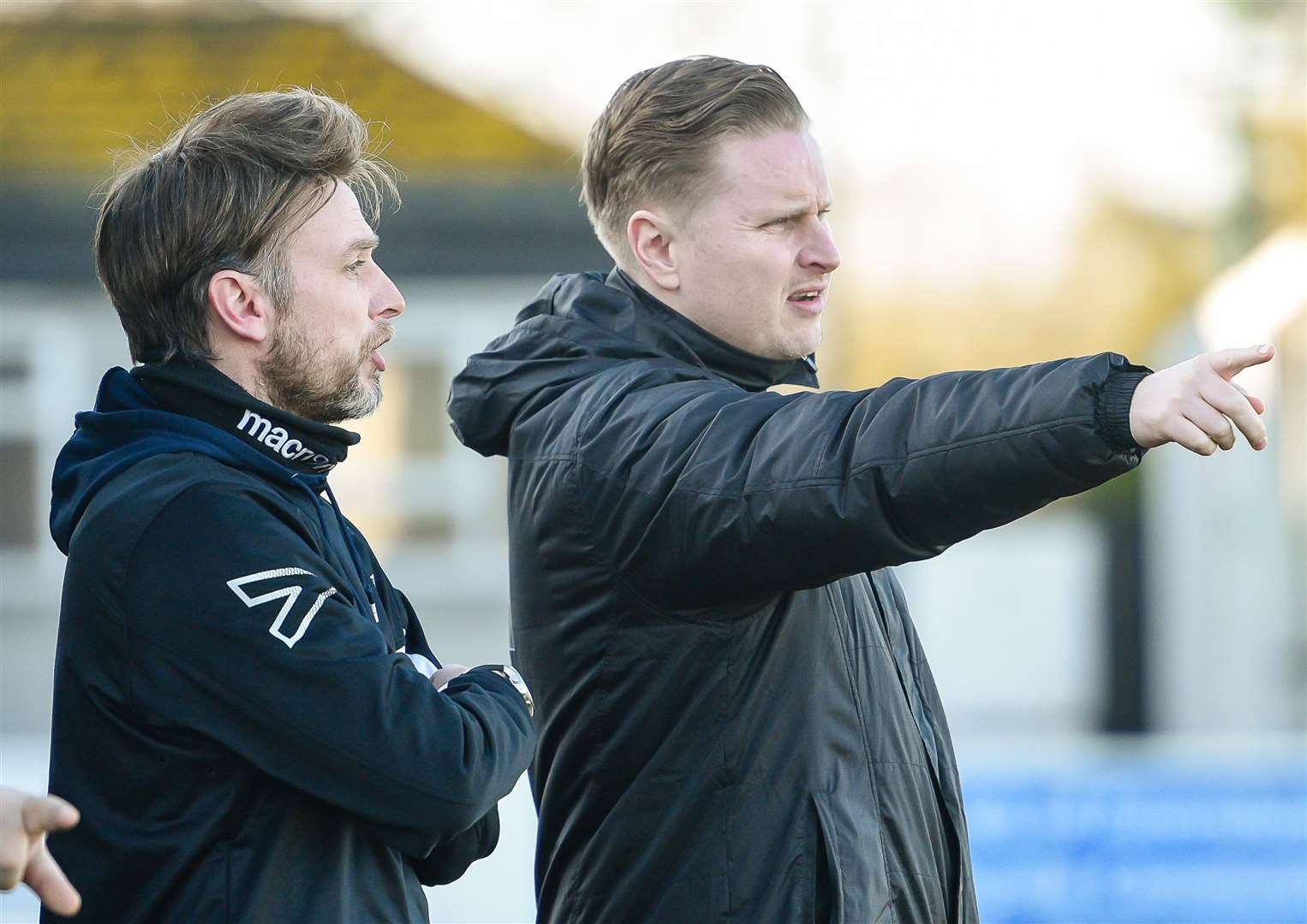 James Collins and Nick Davis worked together at Faversham last season Picture: Alan Langley