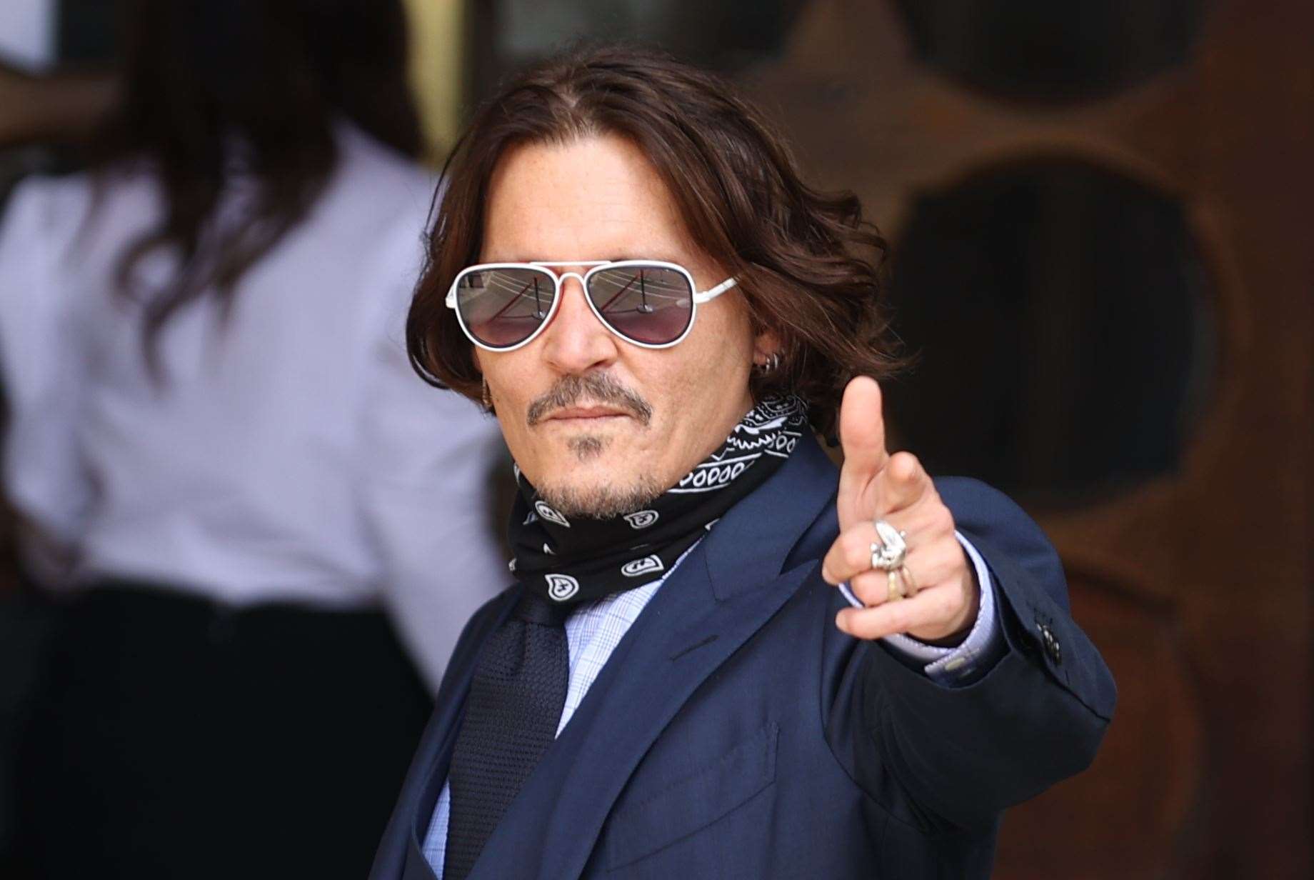 Actor Johnny Depp at the High Court in London (Yui Mok/PA)