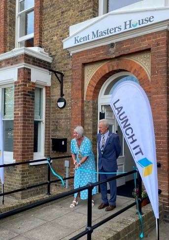 Mayor of Swale, Cllr Sarah Stephen and the Mayor’s Consort, Cllr Paul Stephen opened the refurbished Masters House. Picture: Launch It Kent