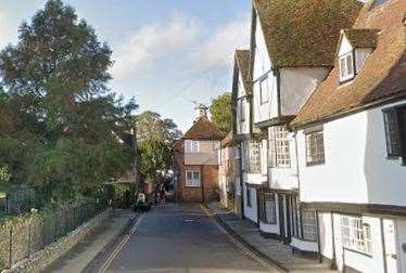 Stock image of Westgate Grove, Canterbury, where a house under renovation was burgled