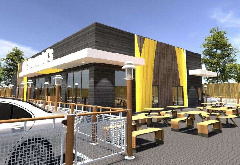 McDonald’s reveals plans to move into former Travelodge site on the A2 between Faversham and Canterbury, nearby new Costa Coffee site