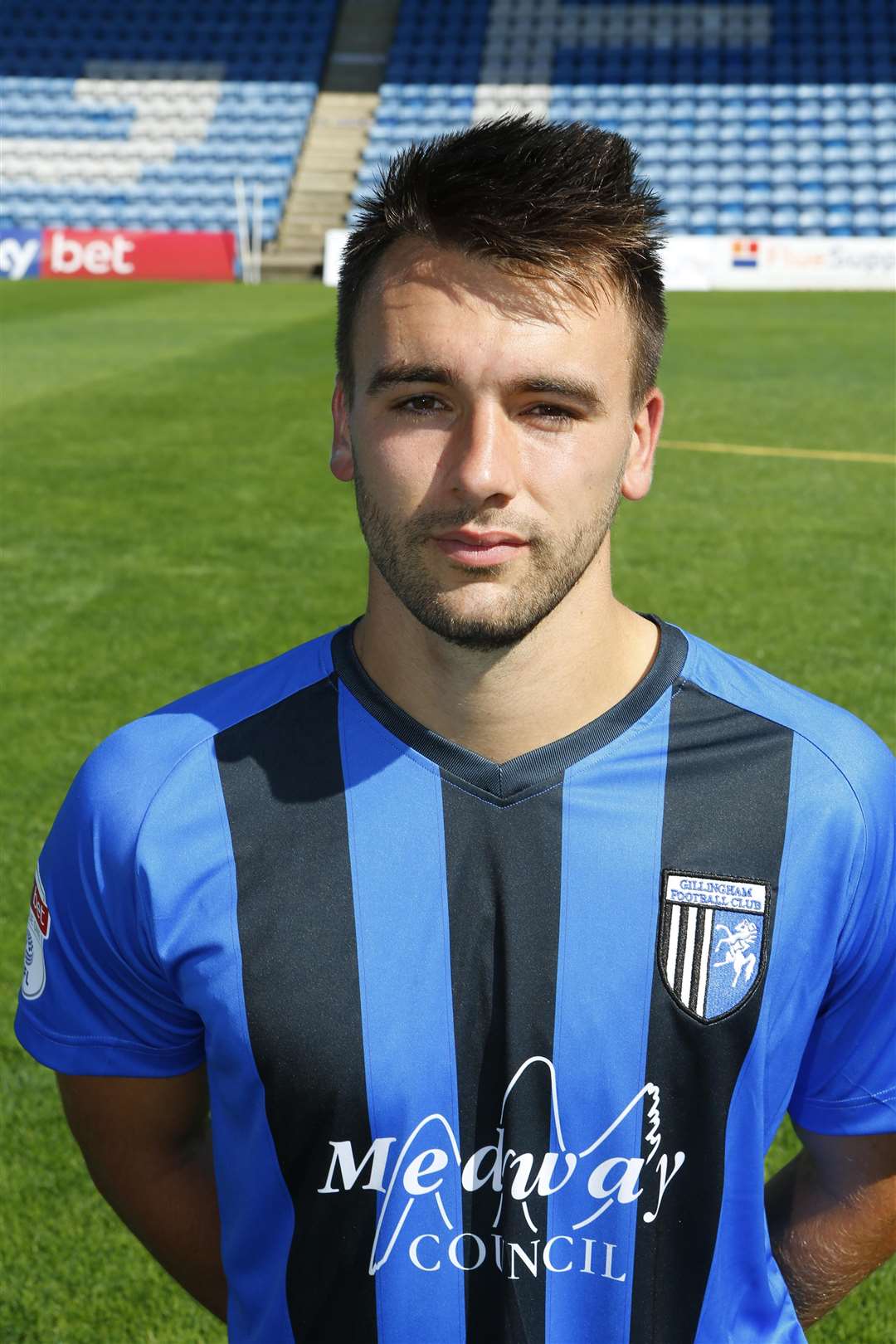 Gillingham midfielder Josh Rees Picture: Andy Jones