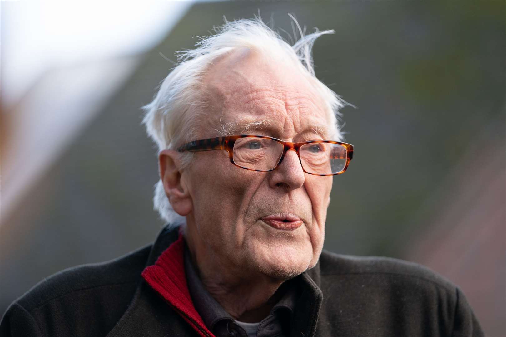 Gowan Wharrier spoke after a tree crashed through his cottage (Joe Giddens/PA)