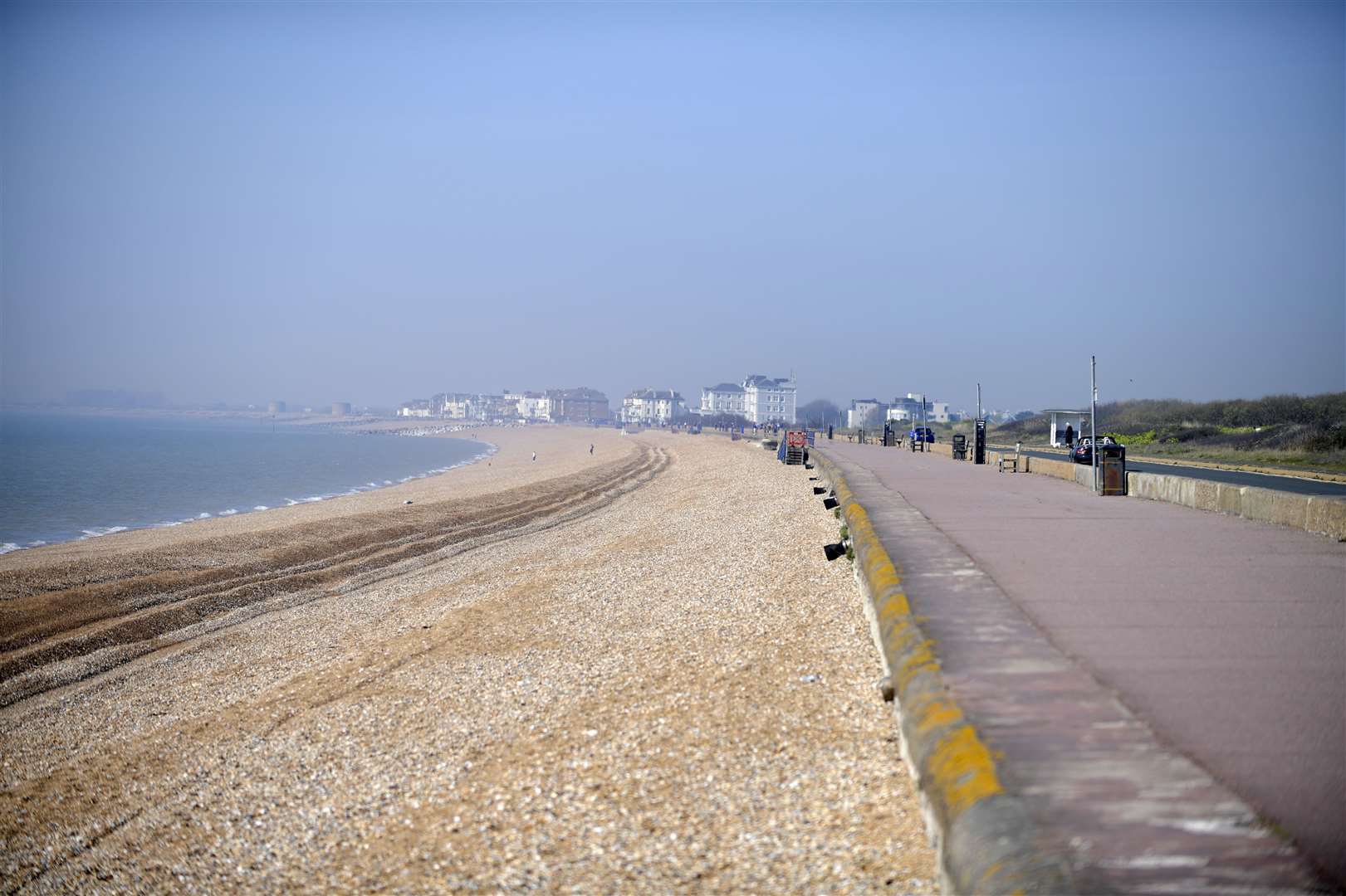 The rescue was off Hythe beach on Tuesday. Picture: Barry Goodwin