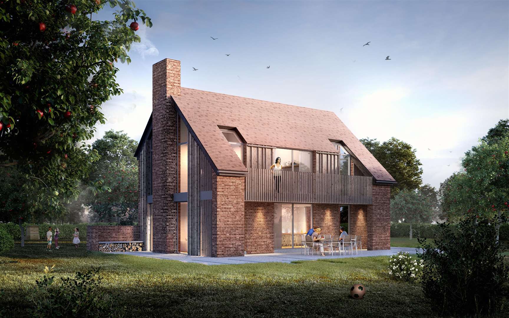 A holiday home of the type proposed at Highland Court Farm. Picture: Quinn Estates. (6860951)