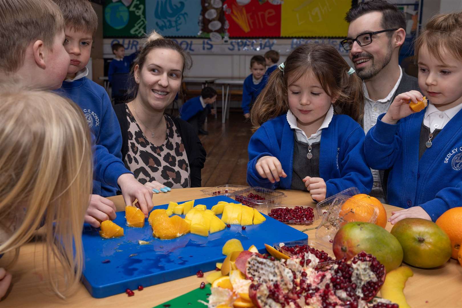 Pupils at Sedley's Church of England Primary School in Southfleet learnt lots about fruit thanks to Prepworld
