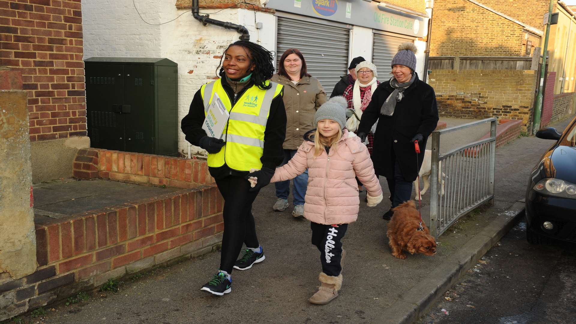 The weekly health walk is for all ages