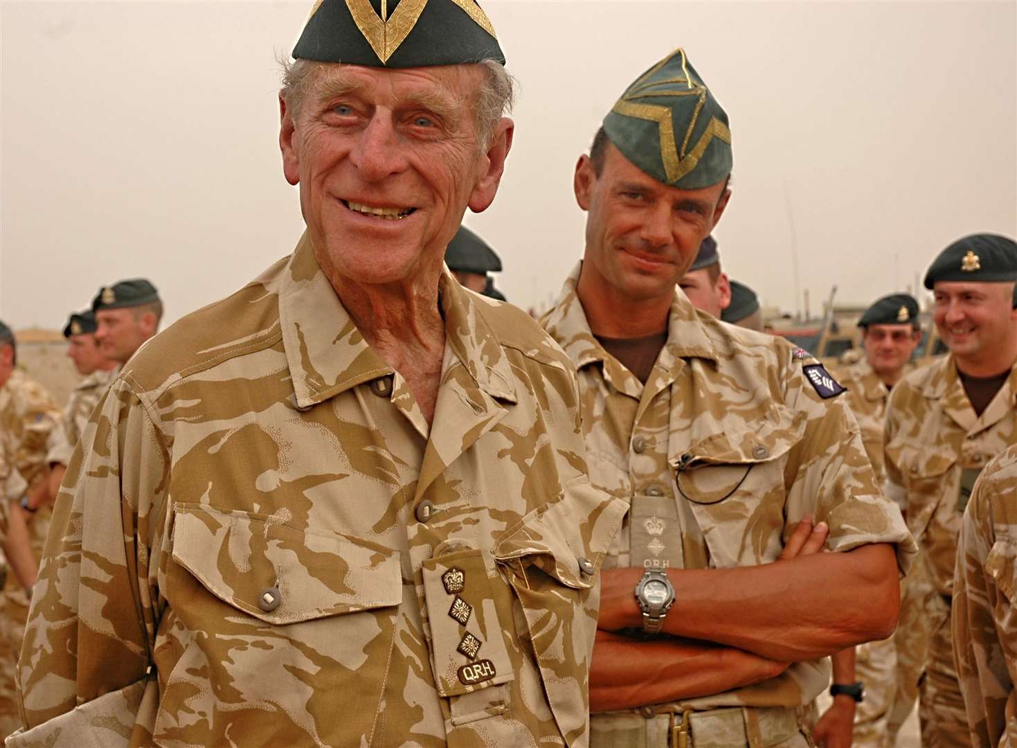 The duke served in the forces and paid a surprise visit to Iraq to see British troops serving in Basra in 2006 (MoD/PA)