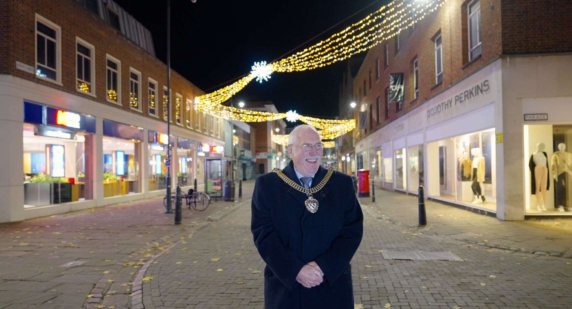 Lord Mayor of Canterbury Cllr Pat Todd has magical Christmas powers this year