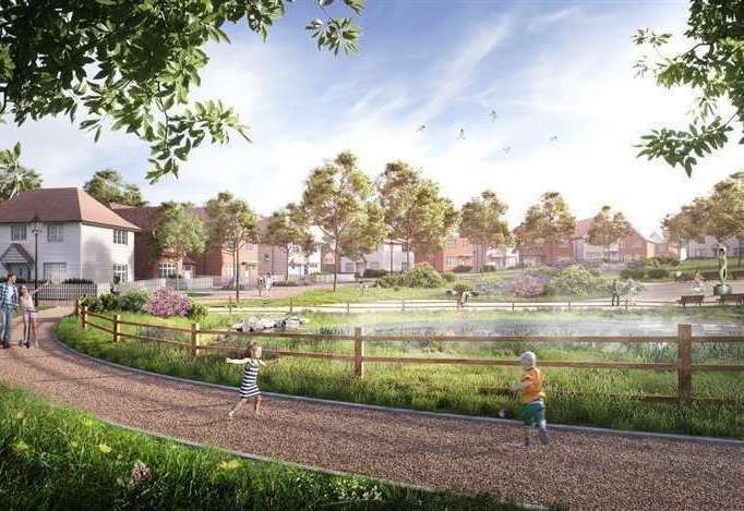 How Highsted Park could look if approved. Picture: Quinn Estates