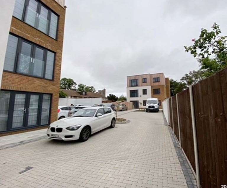 A photo of the flats in Ingram Road, Gillingham Picture: Medway Council