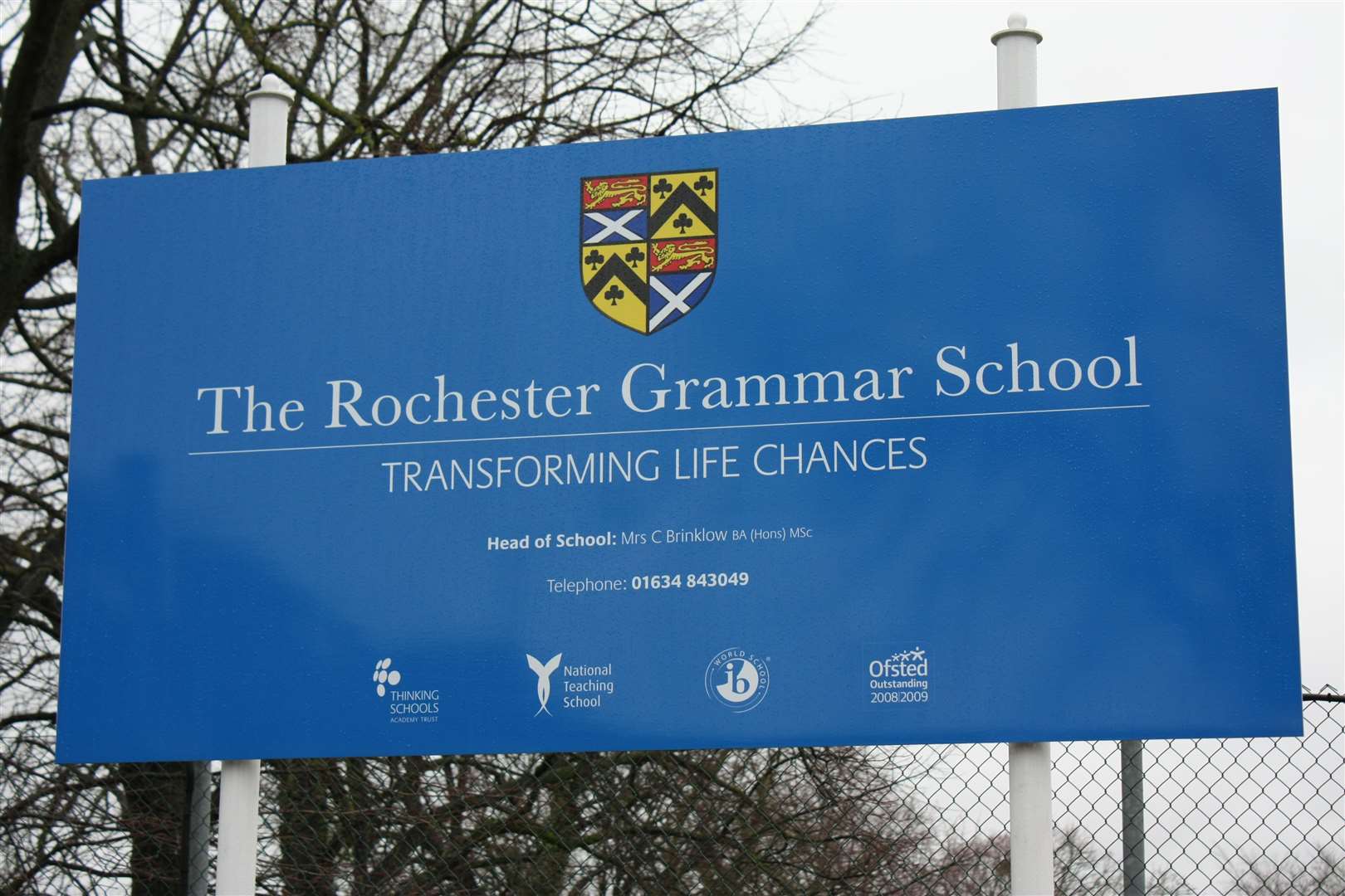 Rochester Grammar School has defended its decision