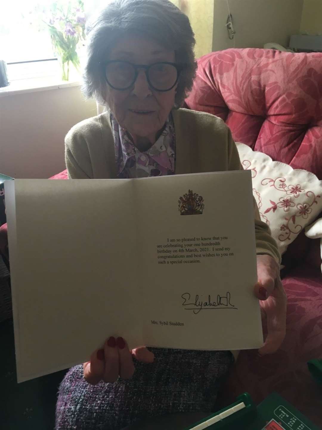 She has celebrated her 100th birthday. Picture: Lesley Grobler