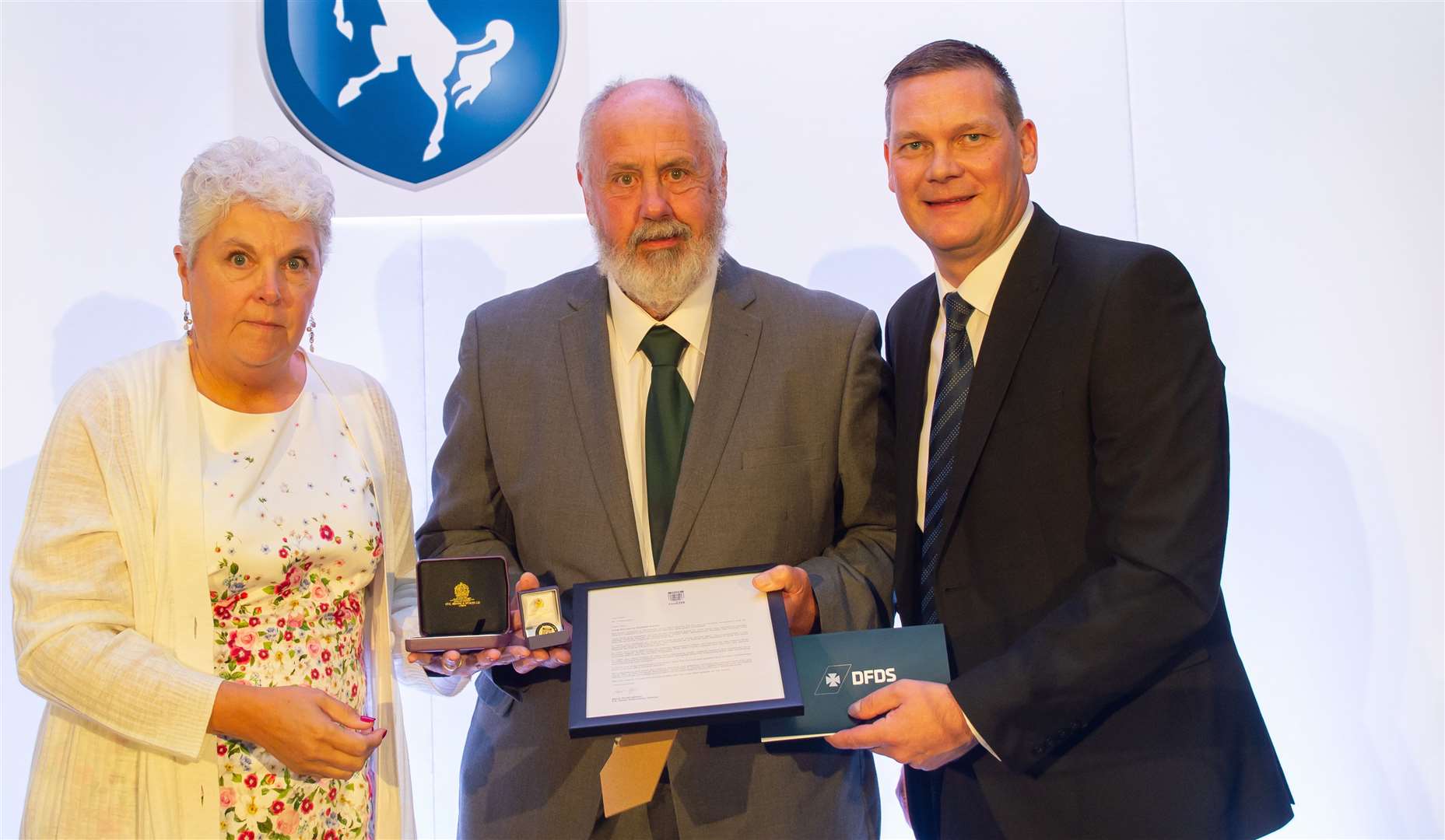 Tony Newington, FA 50 years dedicated service award. Picture: Kent FA