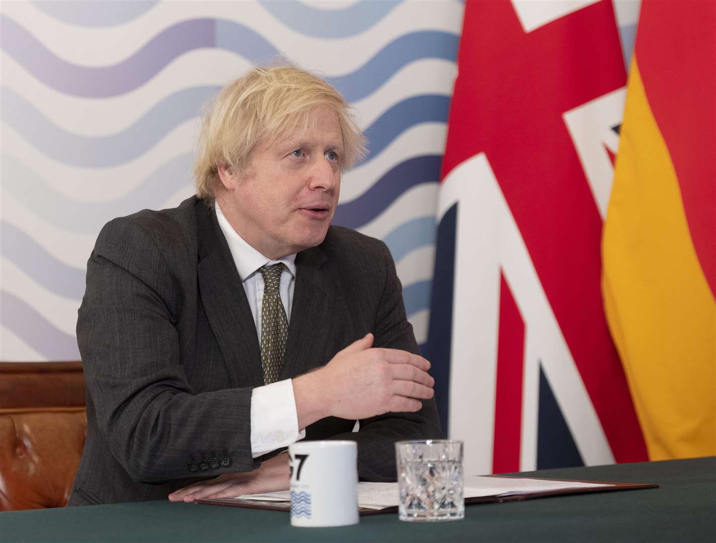 Prime Minister Boris Johnson reportedly told Chinese businesses he remained ‘fervently Sinophile’ (Geoff Pugh/Daily Telegraph)